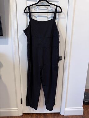Black Sleeveless Jumpsuit with sexy back tie